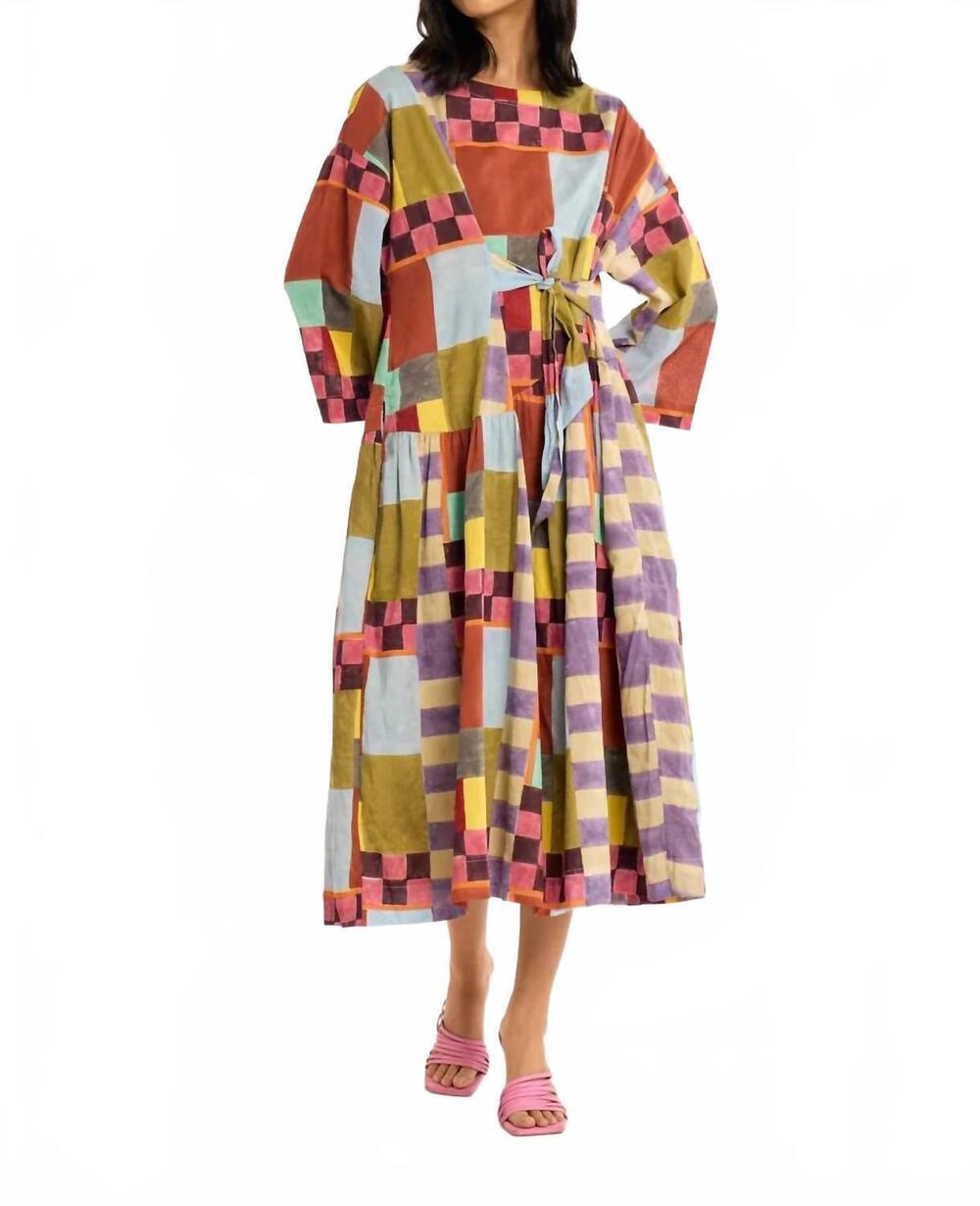 NEW RUJUTA SHETH noa midi dress in kenny print